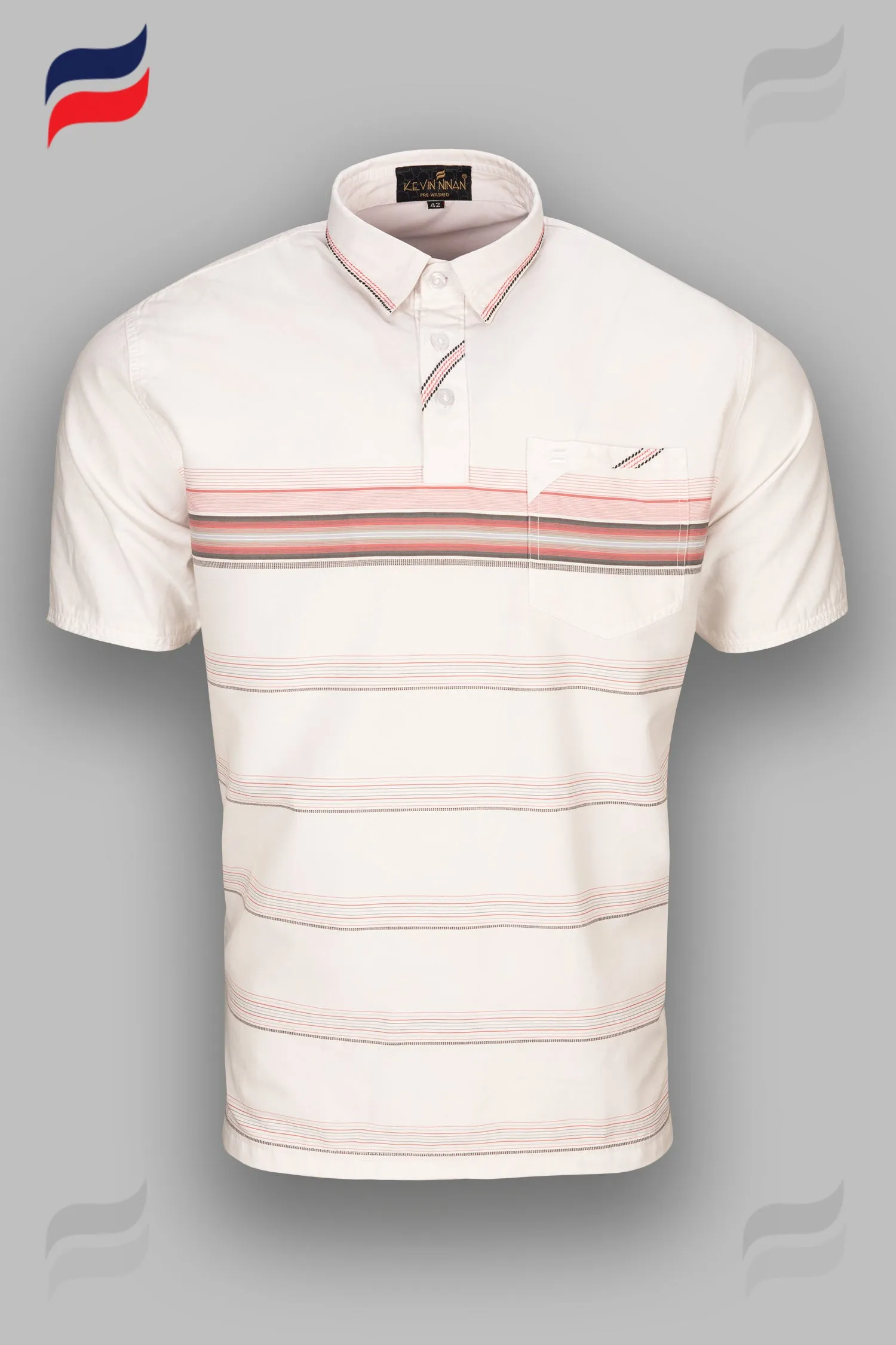 Kevin Ninan Pre-Washed Polo Shirt