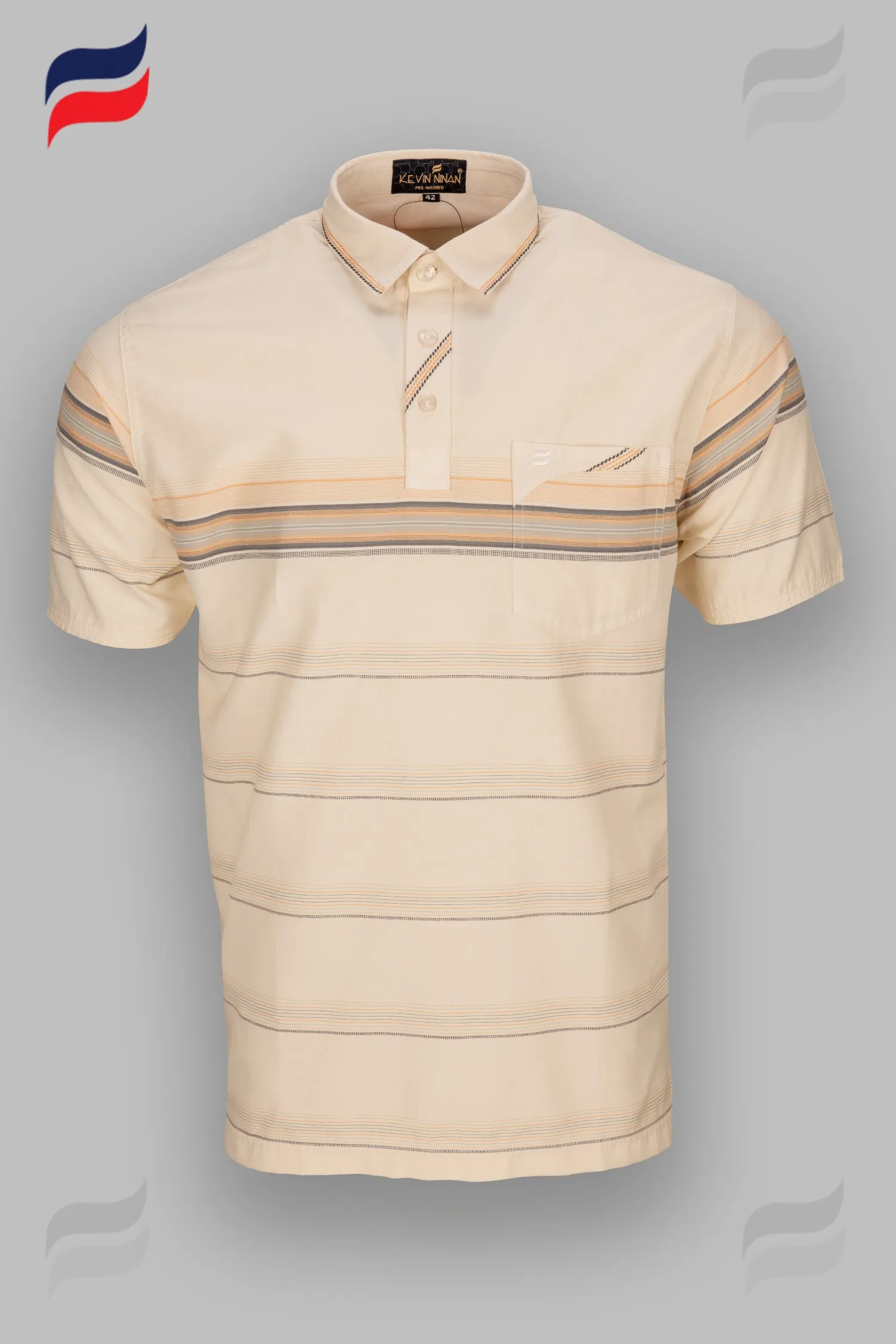 Kevin Ninan Pre-Washed Polo Shirt