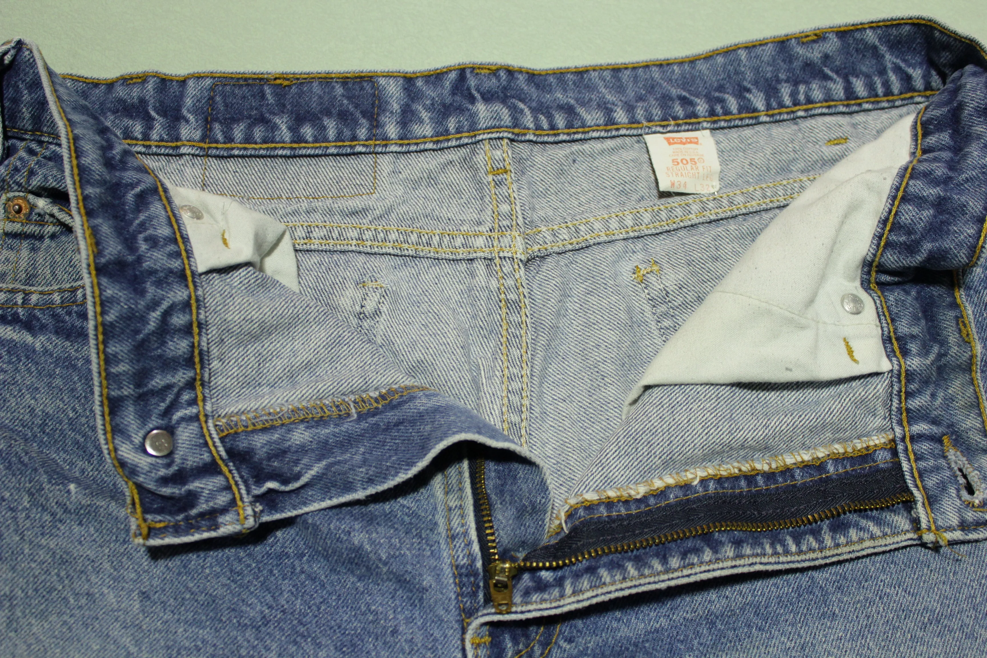 Levis 505 Vintage 80's Made in USA Cutoff Jean Shorts