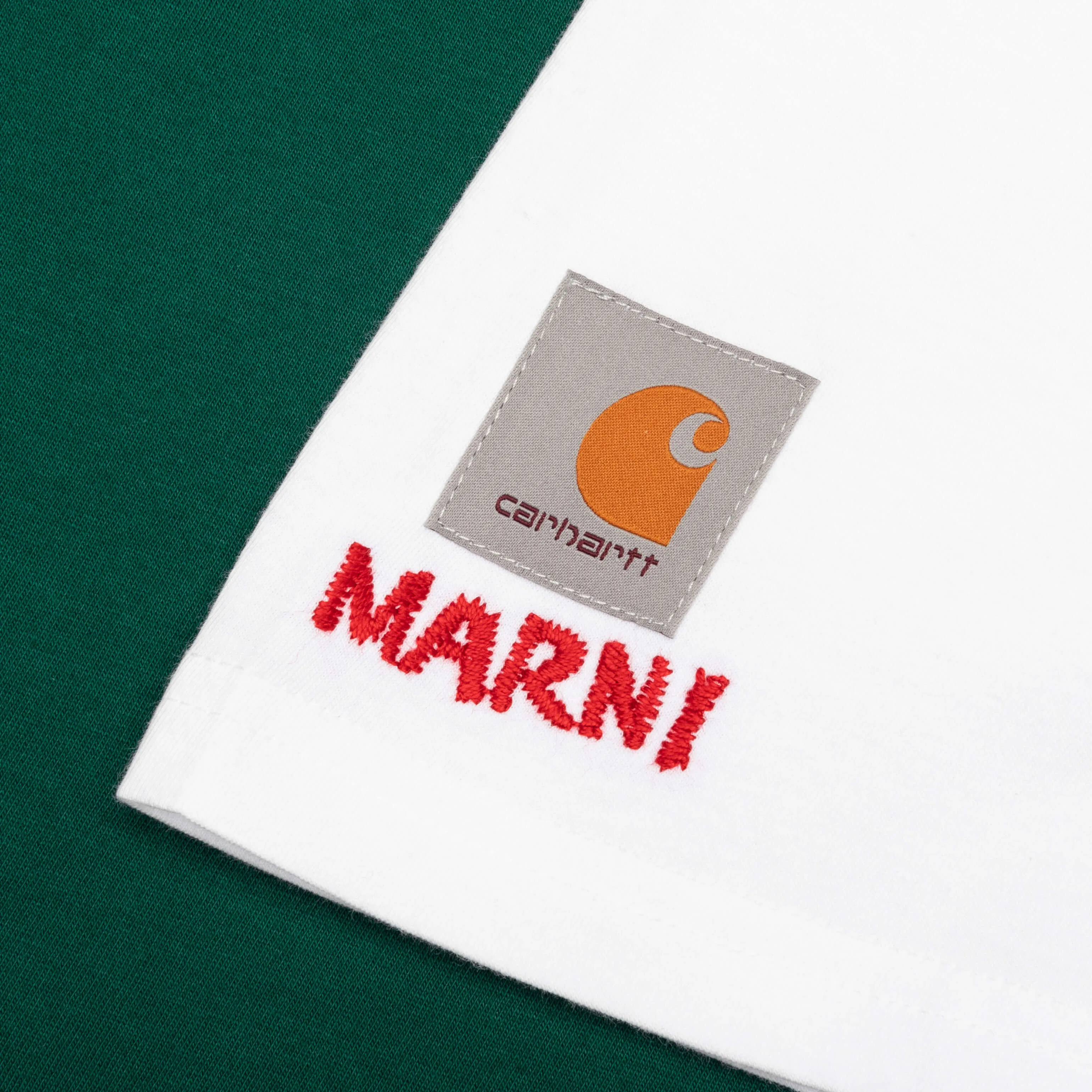 Marni x Carhartt WIP Logo S/S T-Shirt - Dark/Green