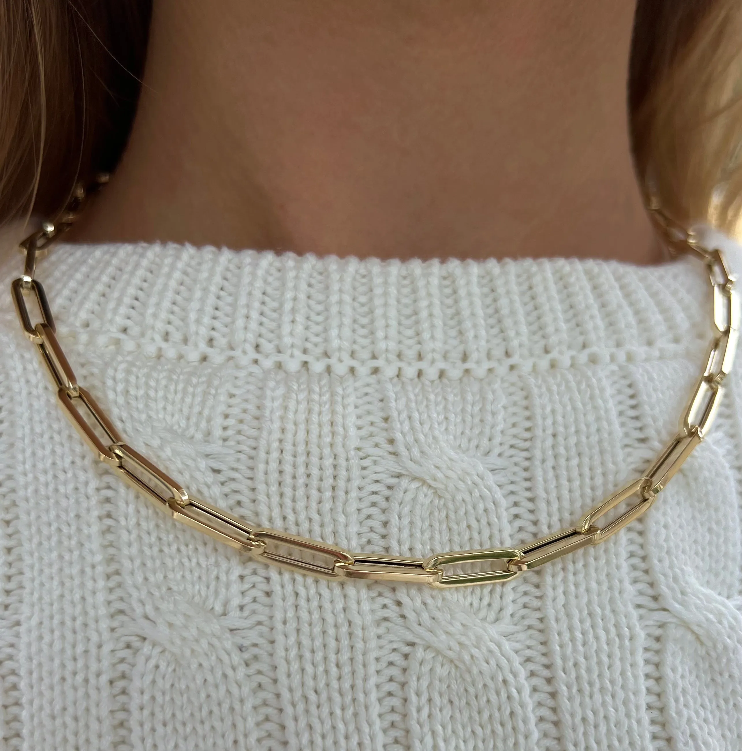 Medium Paperclip Chain Necklace