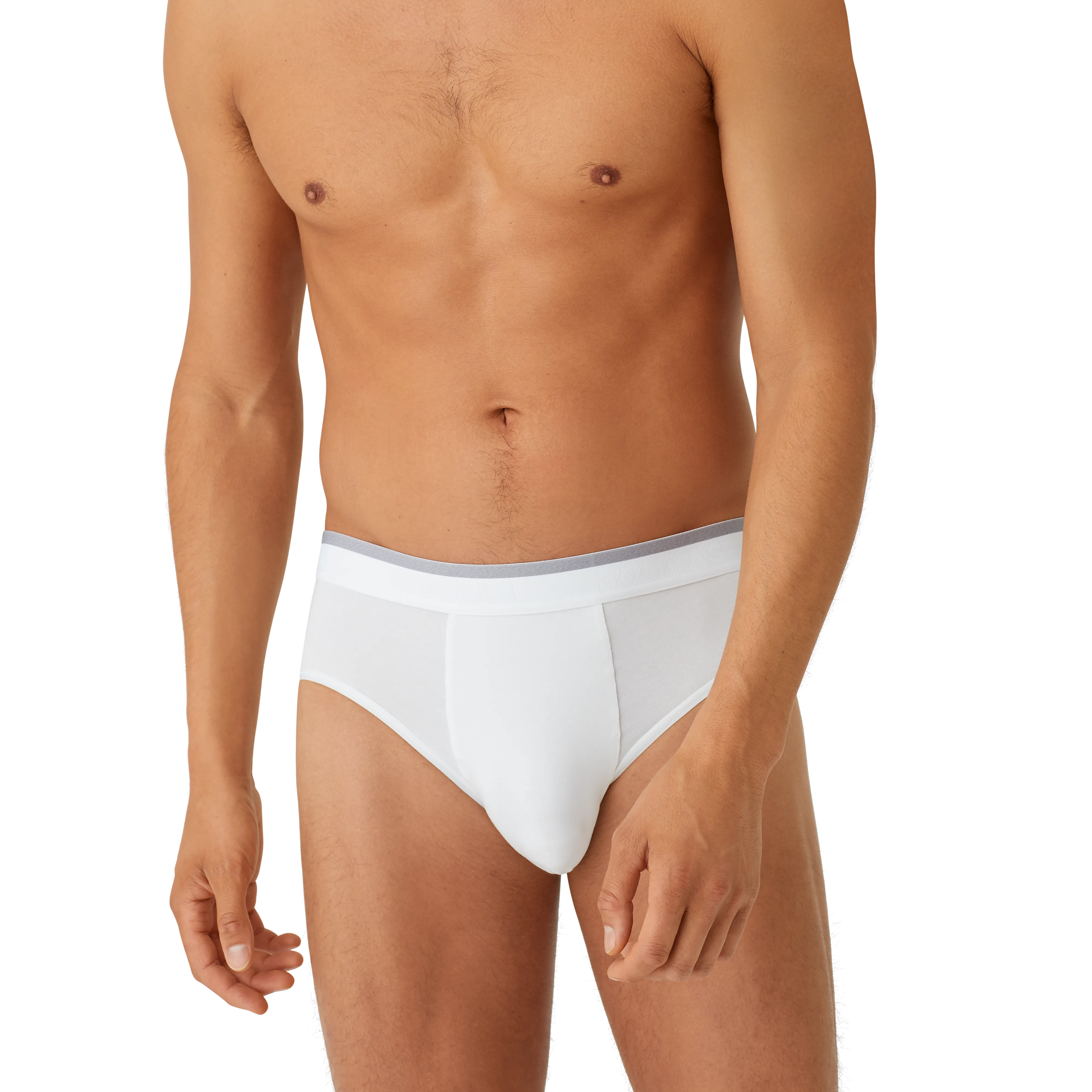 Men's Cotton Modal Blend Flyless Brief