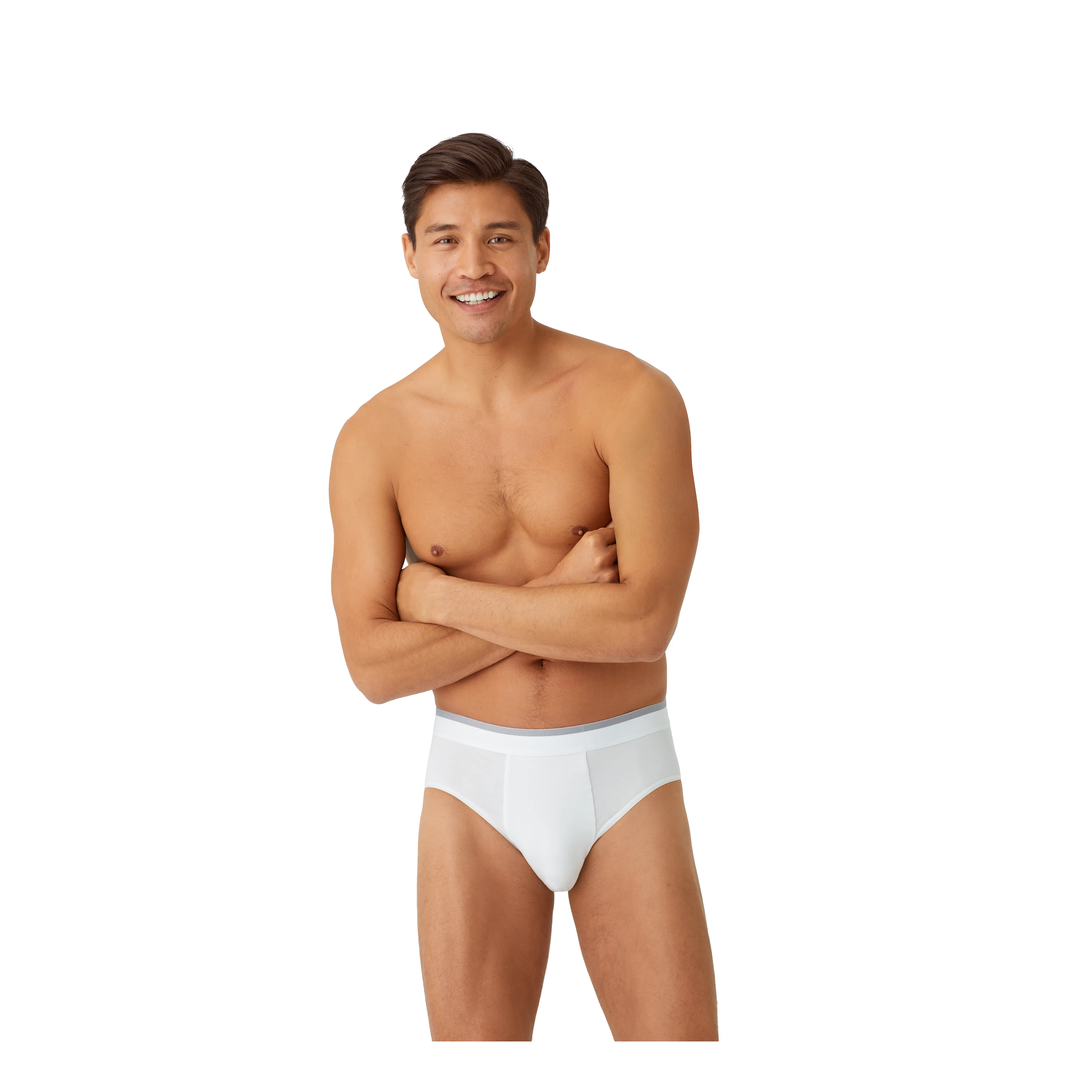 Men's Cotton Modal Blend Flyless Brief