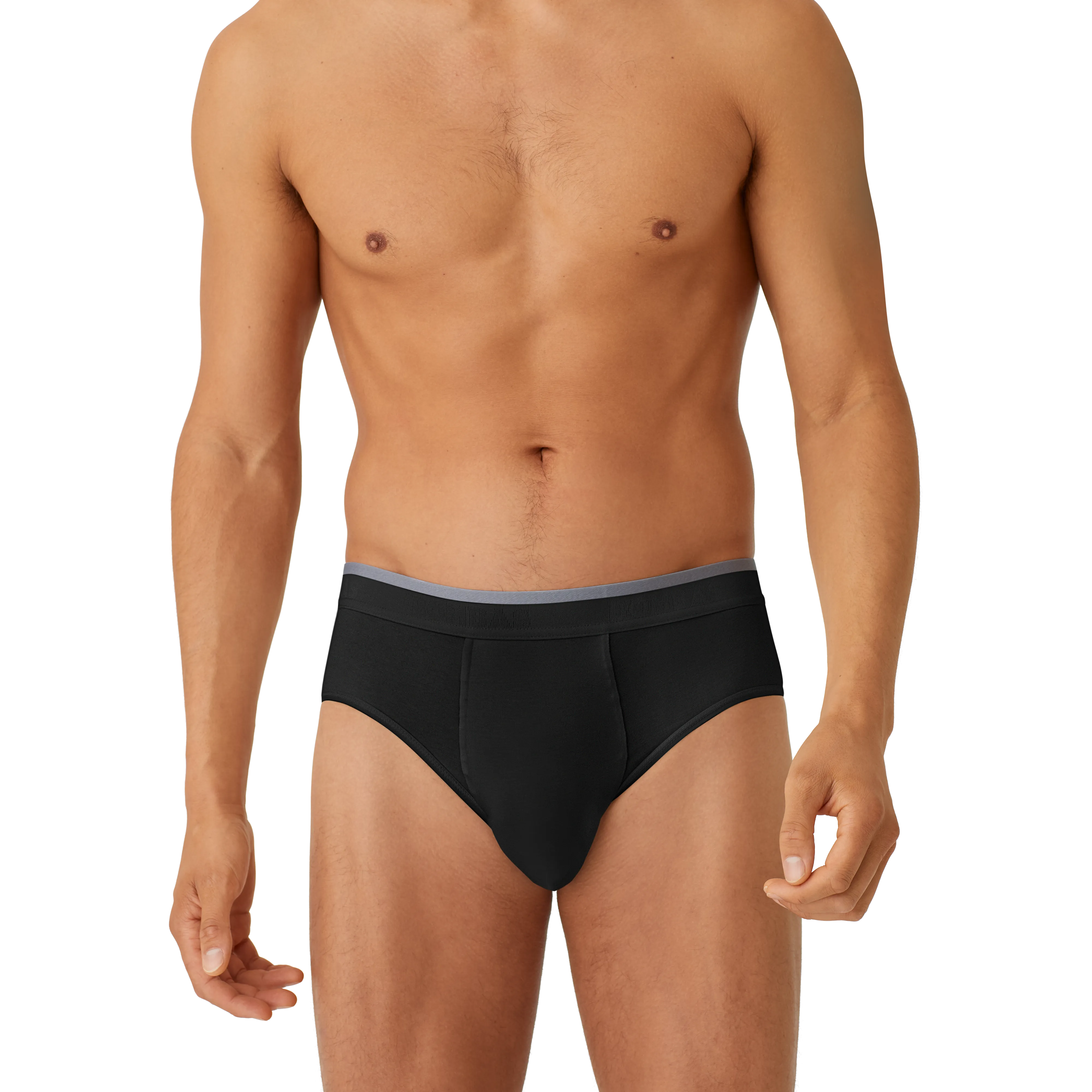 Men's Cotton Modal Blend Flyless Brief