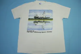 Nasa Kennedy Space Center Vintage 90's Shuttle Landing Single Stitch USA T-Shirt