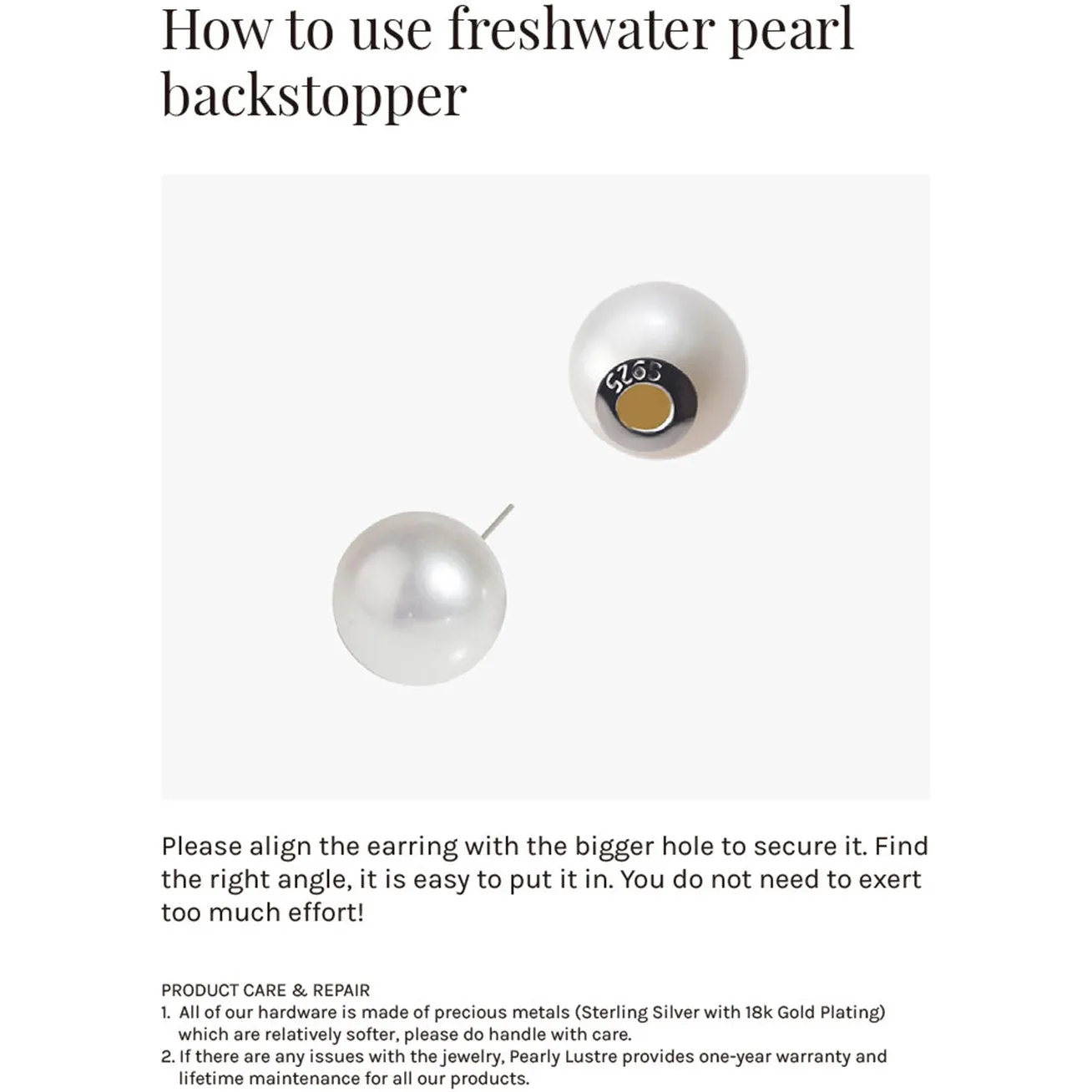 New Yorker Freshwater Pearl Earrings WE00163