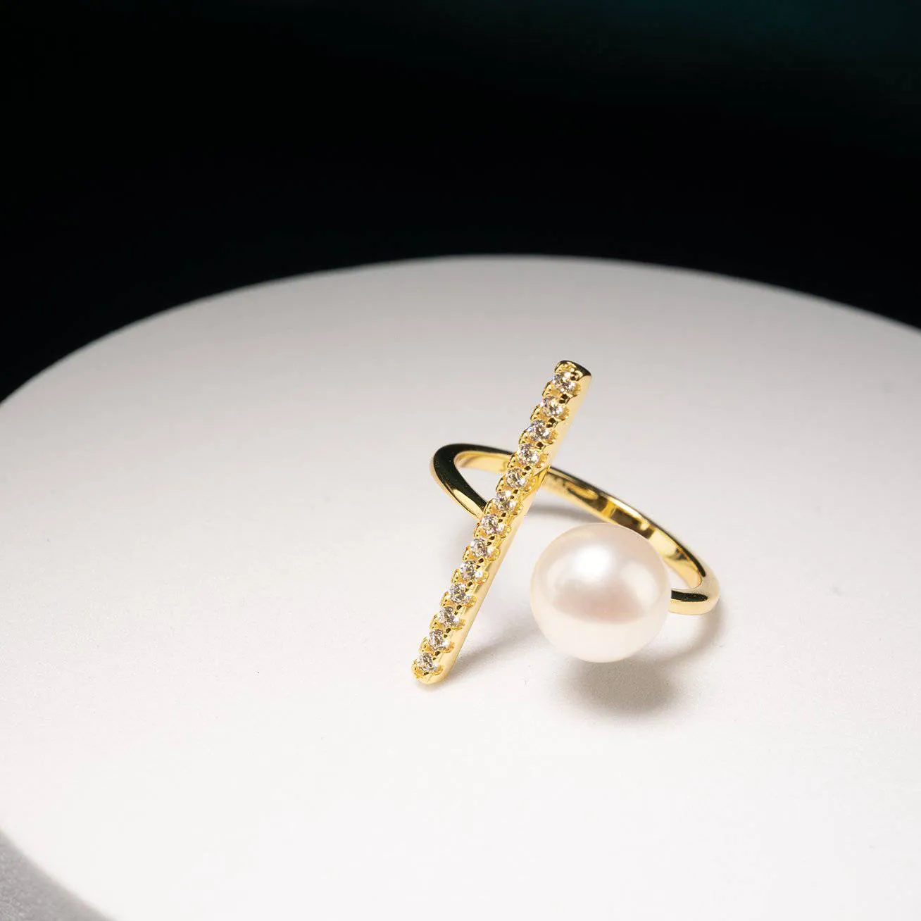 New Yorker Freshwater Pearl Ring WR00059