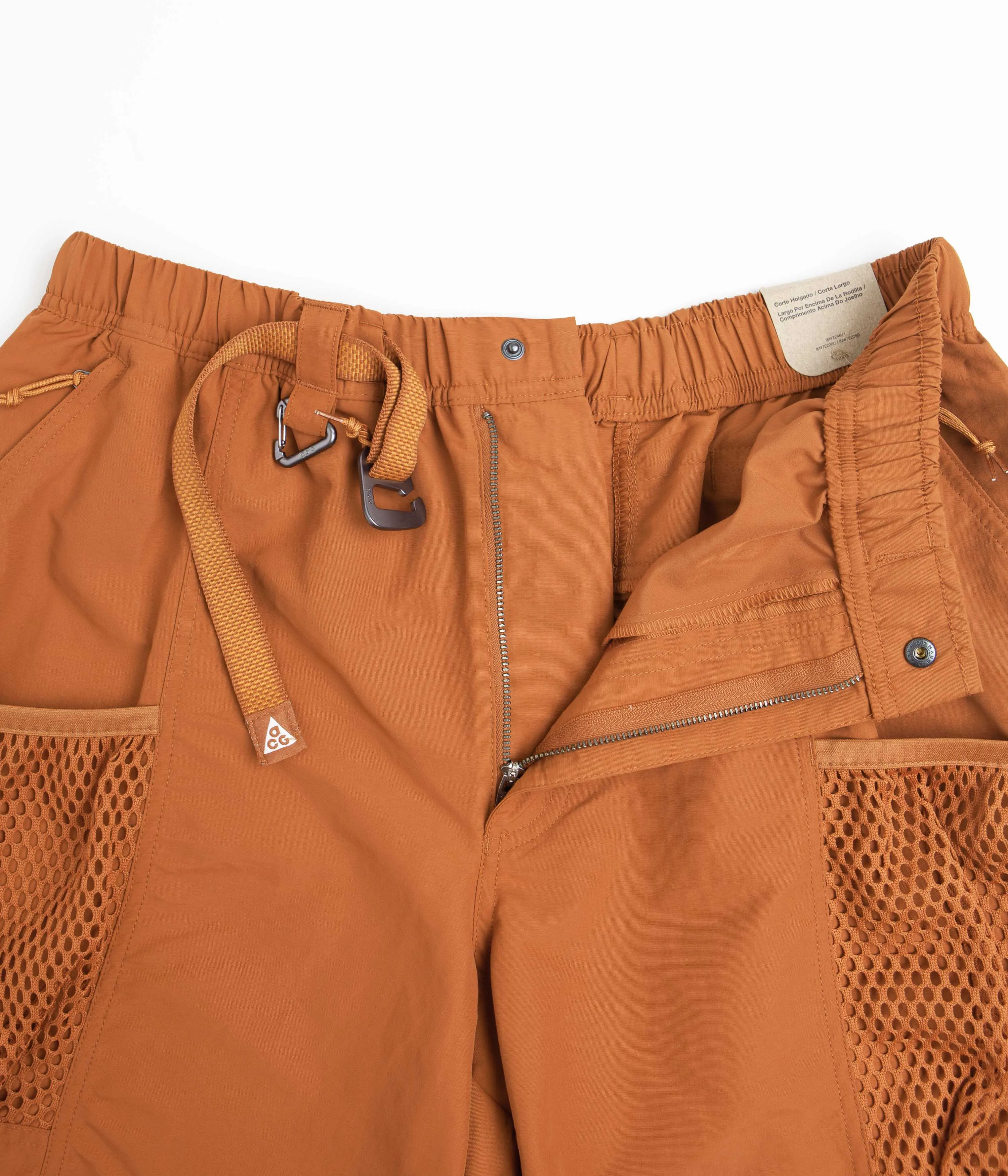 Nike ACG Snowgrass Cargo Shorts - Dark Russet / Monarch / Summit White