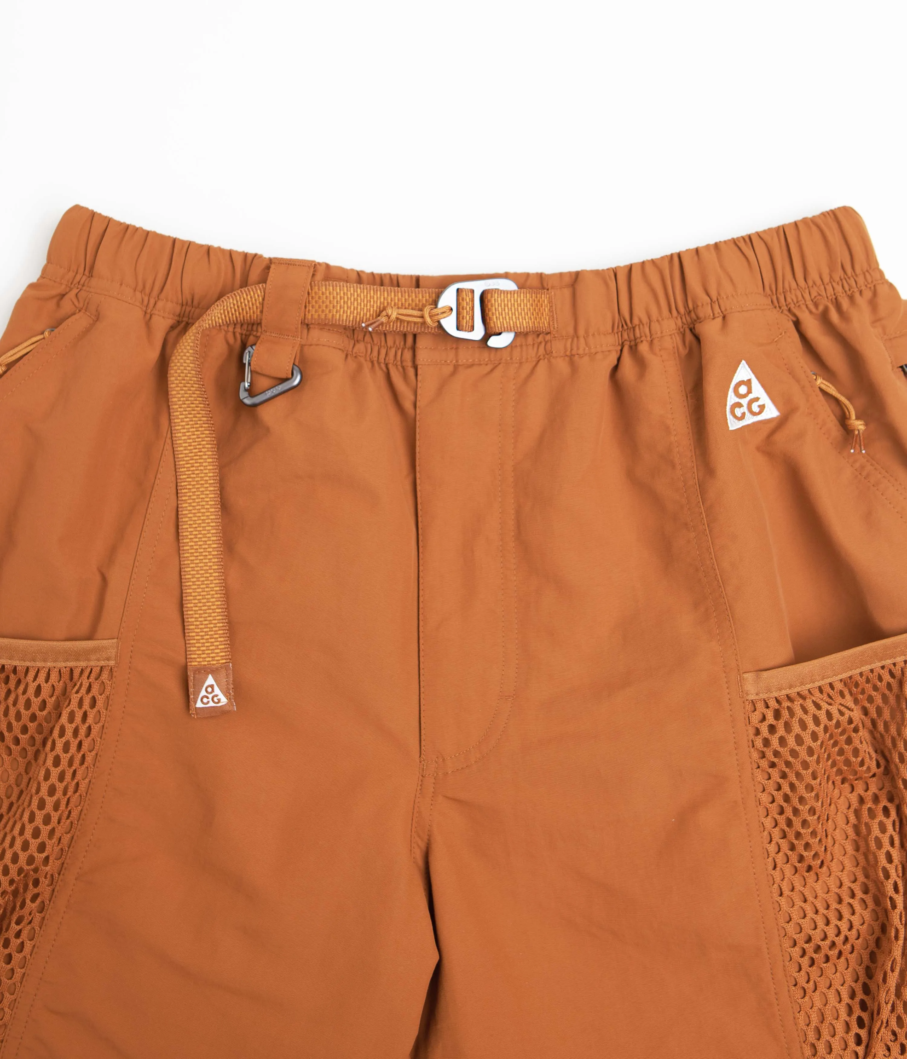 Nike ACG Snowgrass Cargo Shorts - Dark Russet / Monarch / Summit White