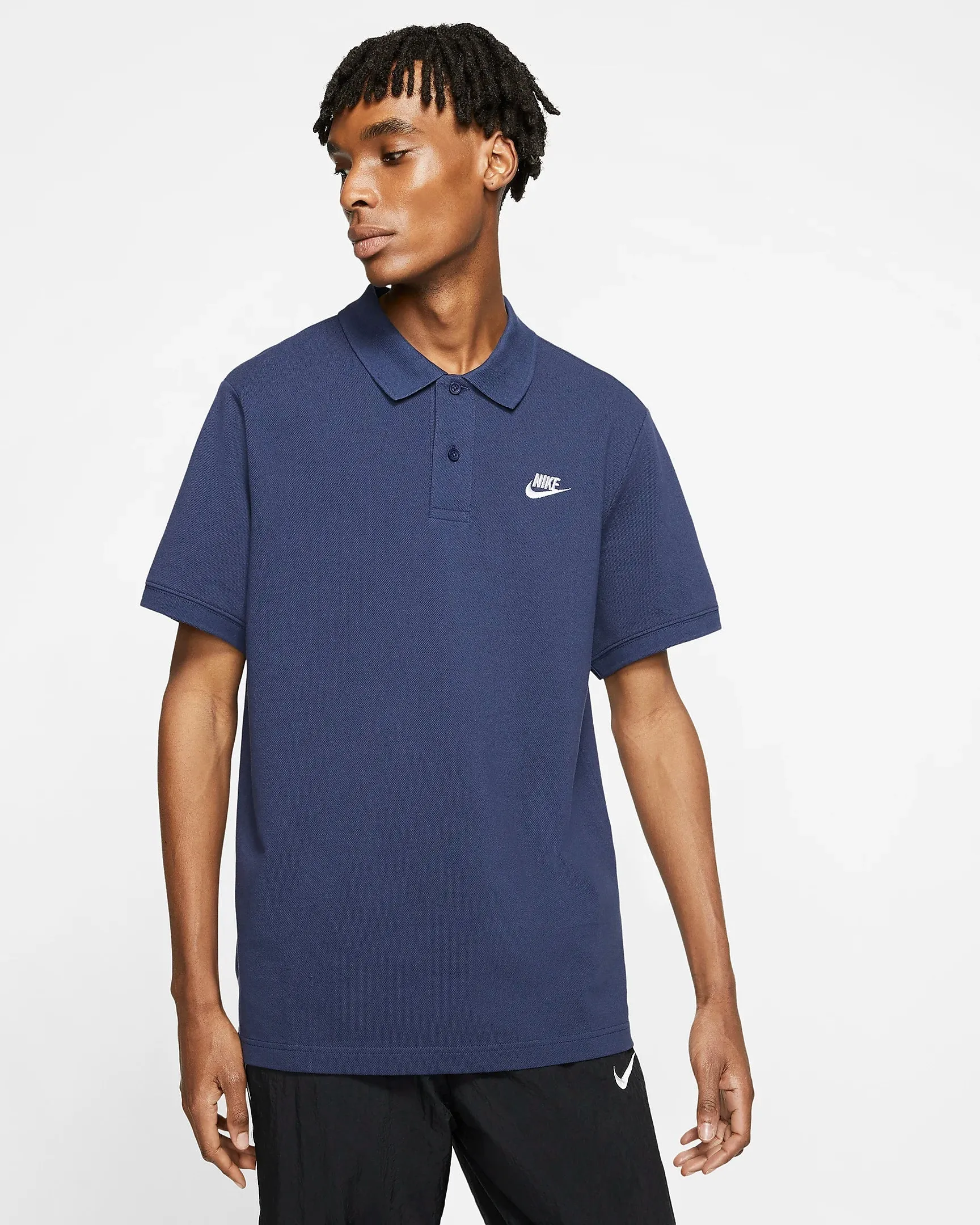 NIKE MEN'S SPORTSWEAR NAVY POLO TEE