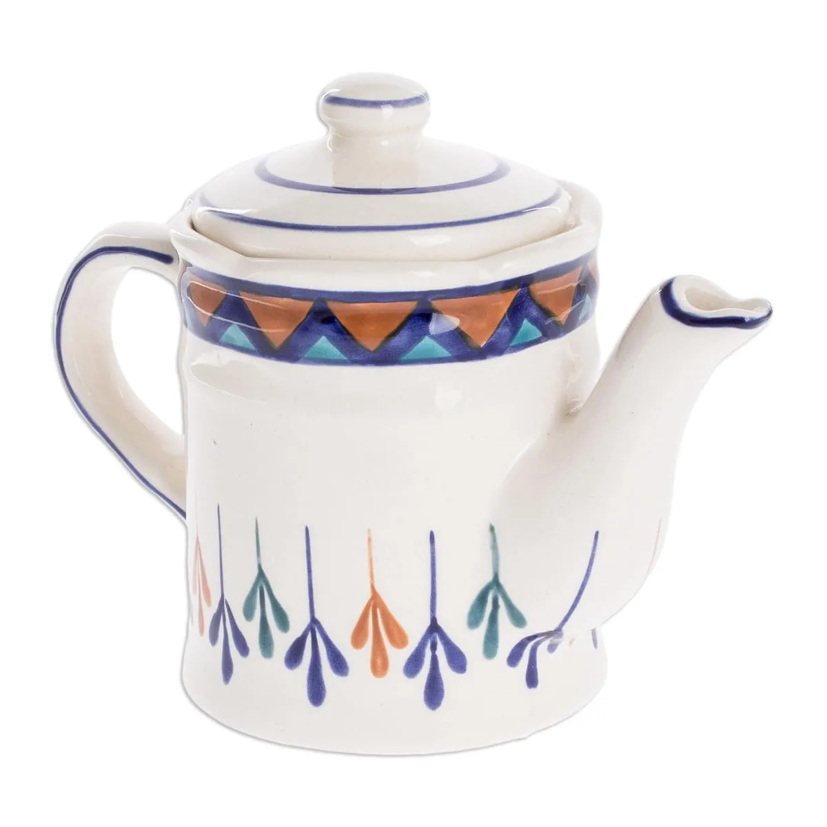 Novica Antigua Breeze Ceramic Coffeepot