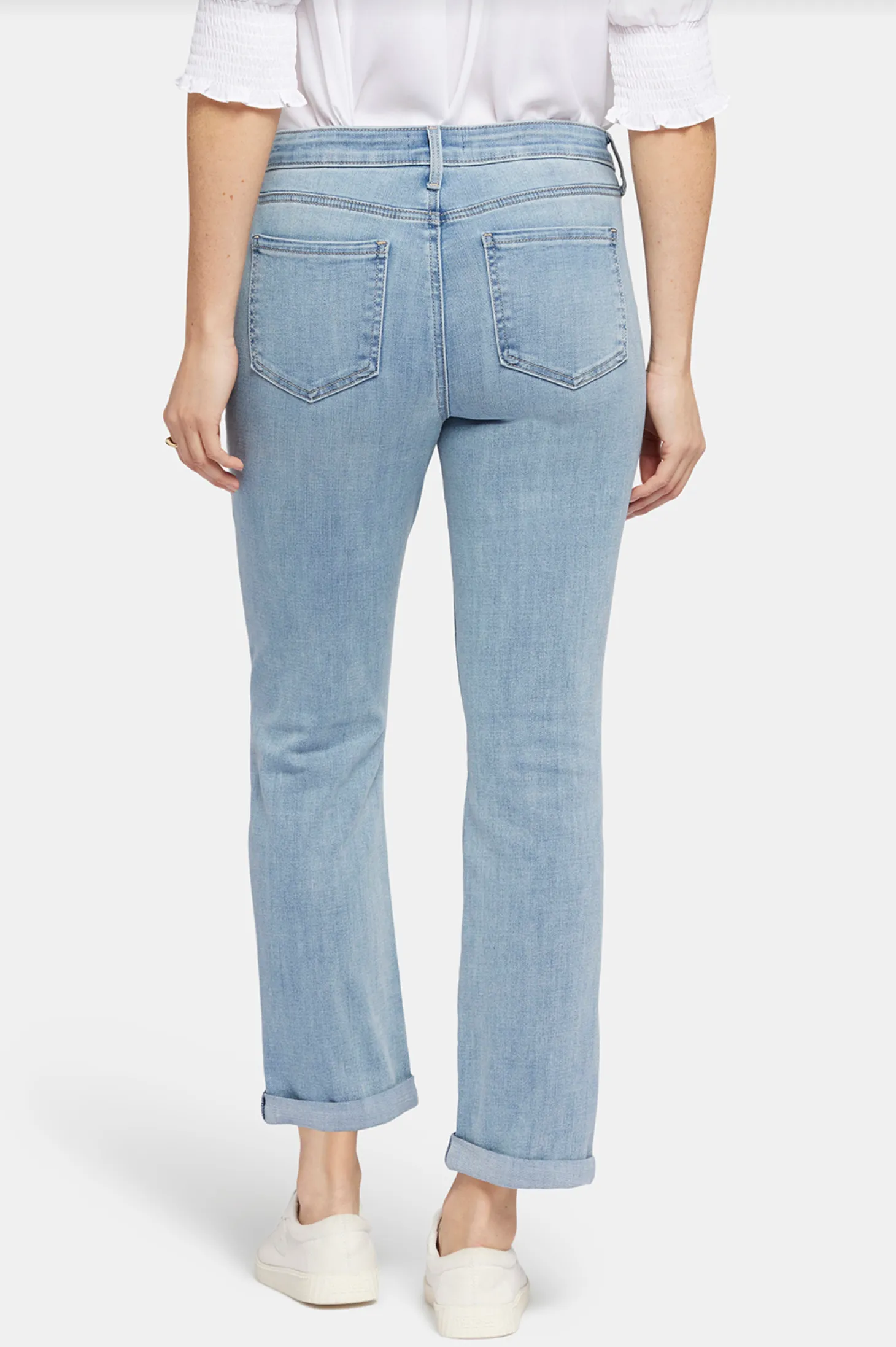 NYDJ Sheri slim ankle jeans, rolled cuff Majesty