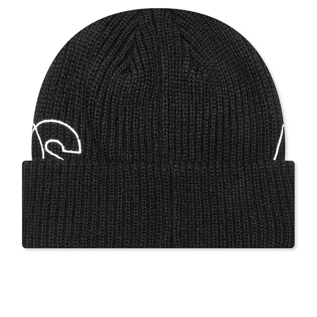 Outline Beanie - Black