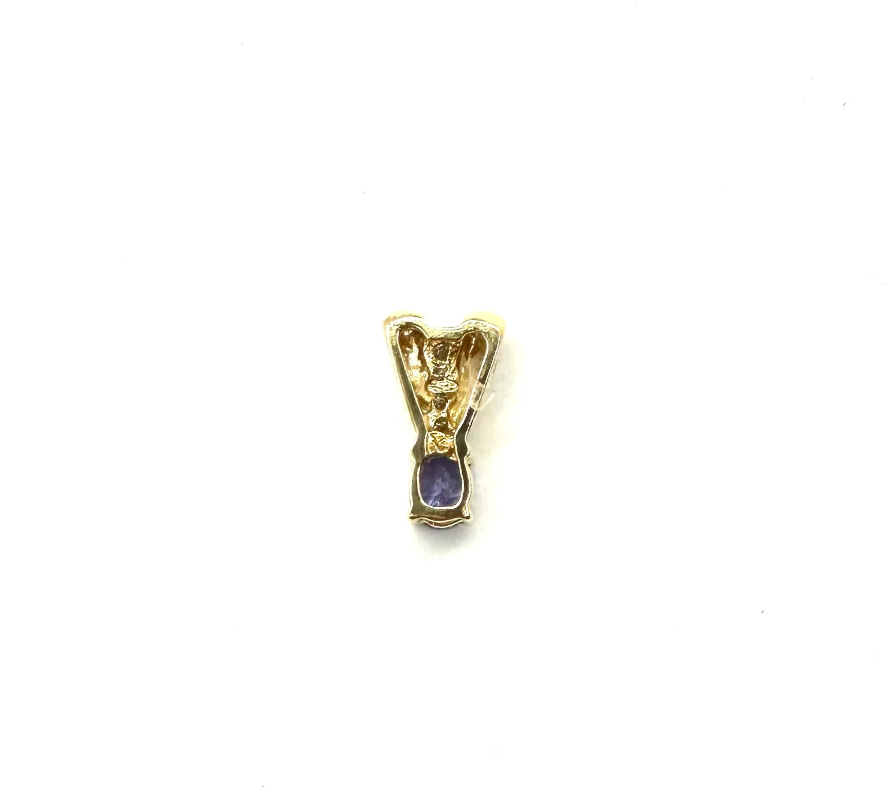 Oval Tanzanite & Diamond Accent Pendant