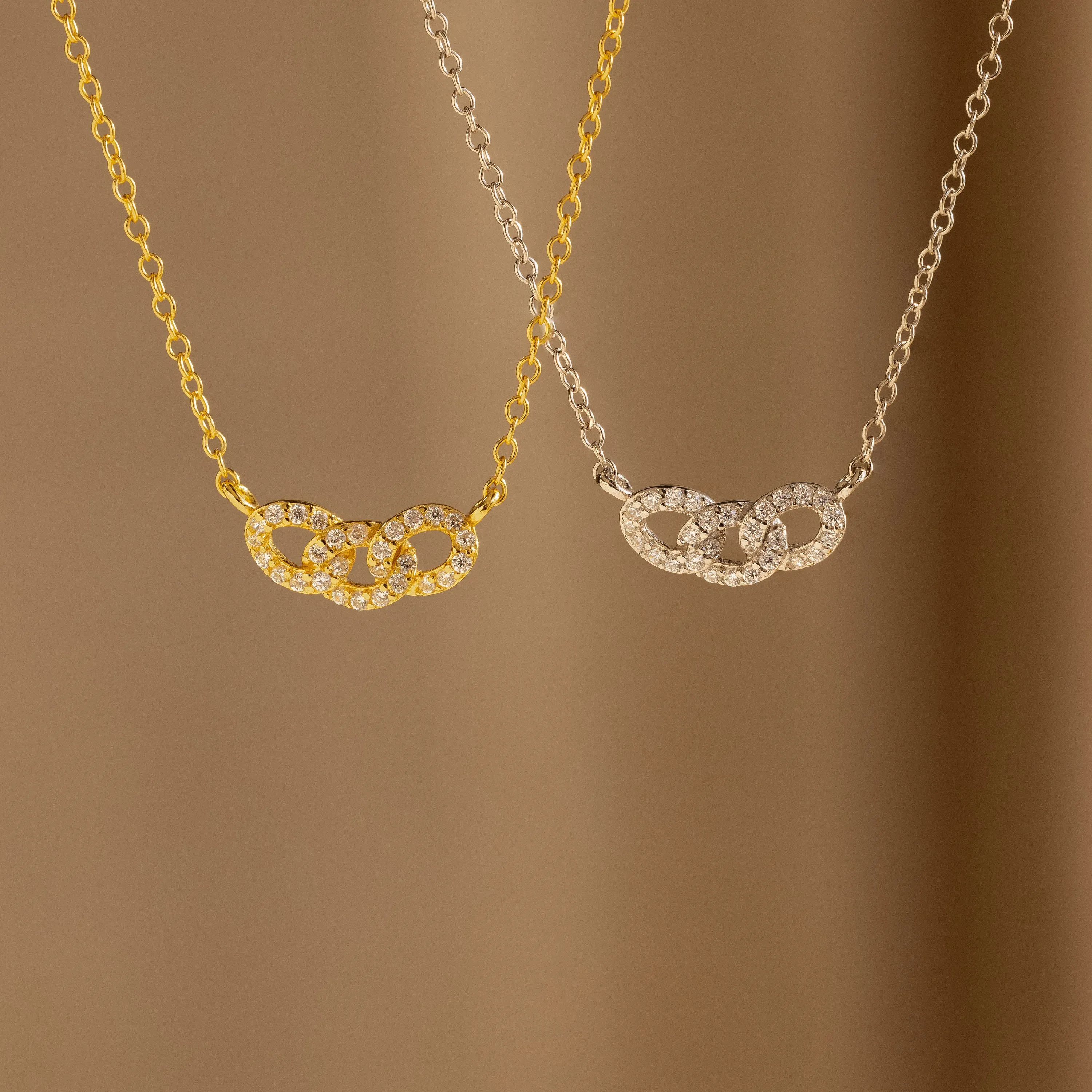 Pave Link Necklace