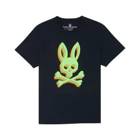 Psycho Bunny Mens Henton Graphic Tee - Navy