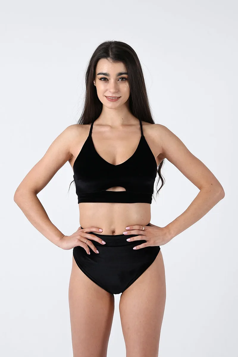 REV ACTIV Gap Top - Black Velvet