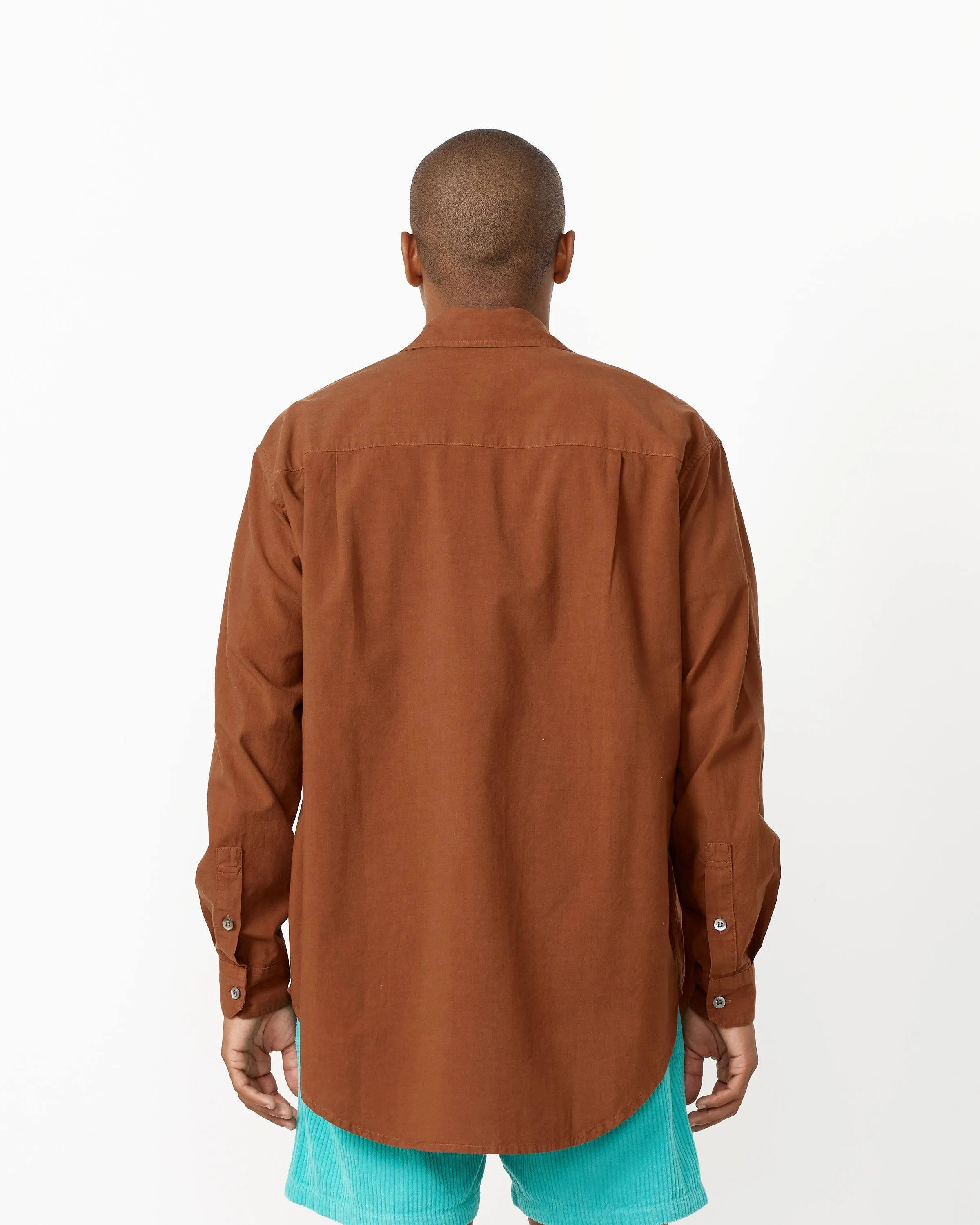 Routine Shirt in Pier Brown