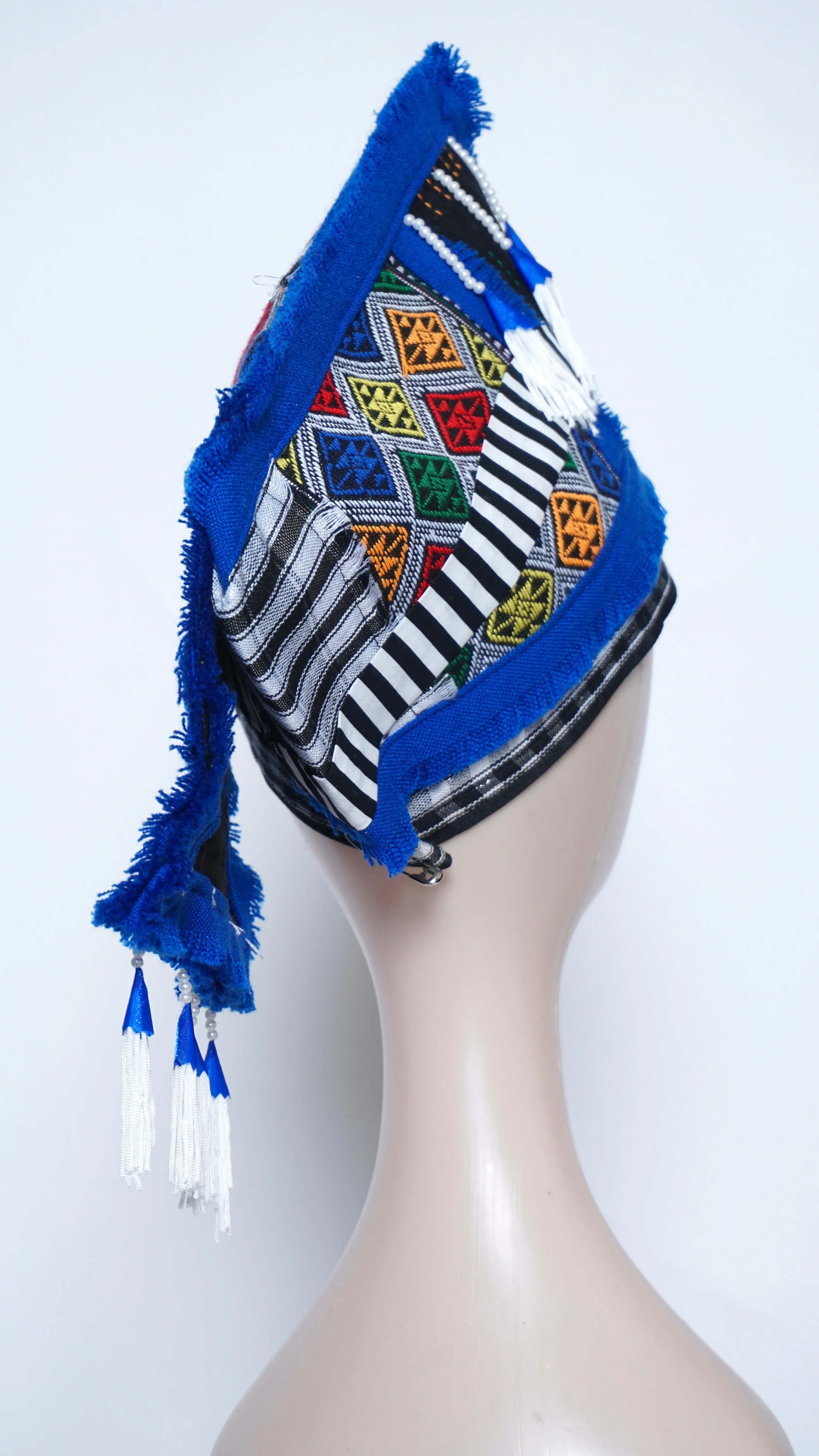 Royal Blue Rooster Hat (23")