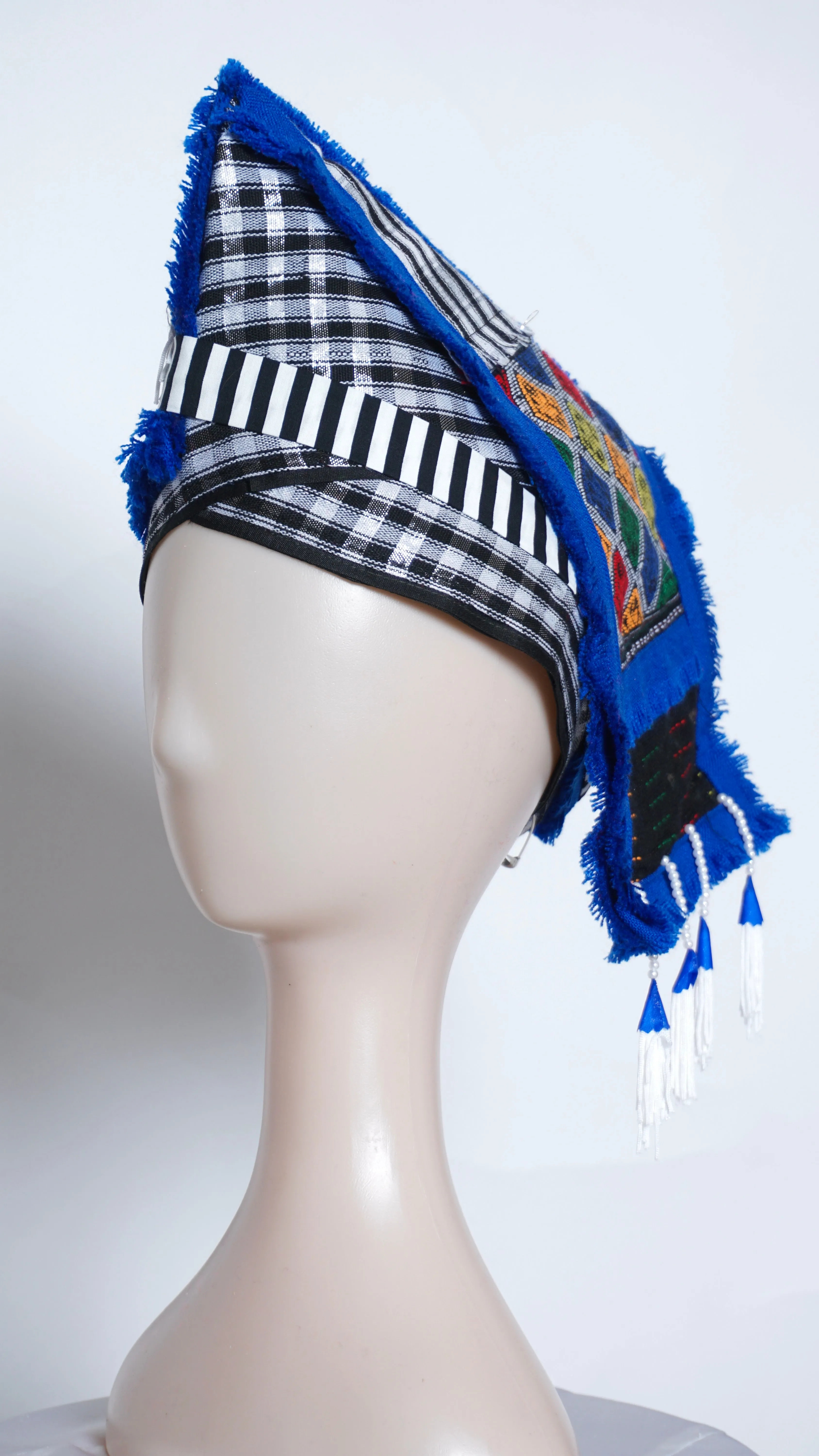 Royal Blue Rooster Hat (23")