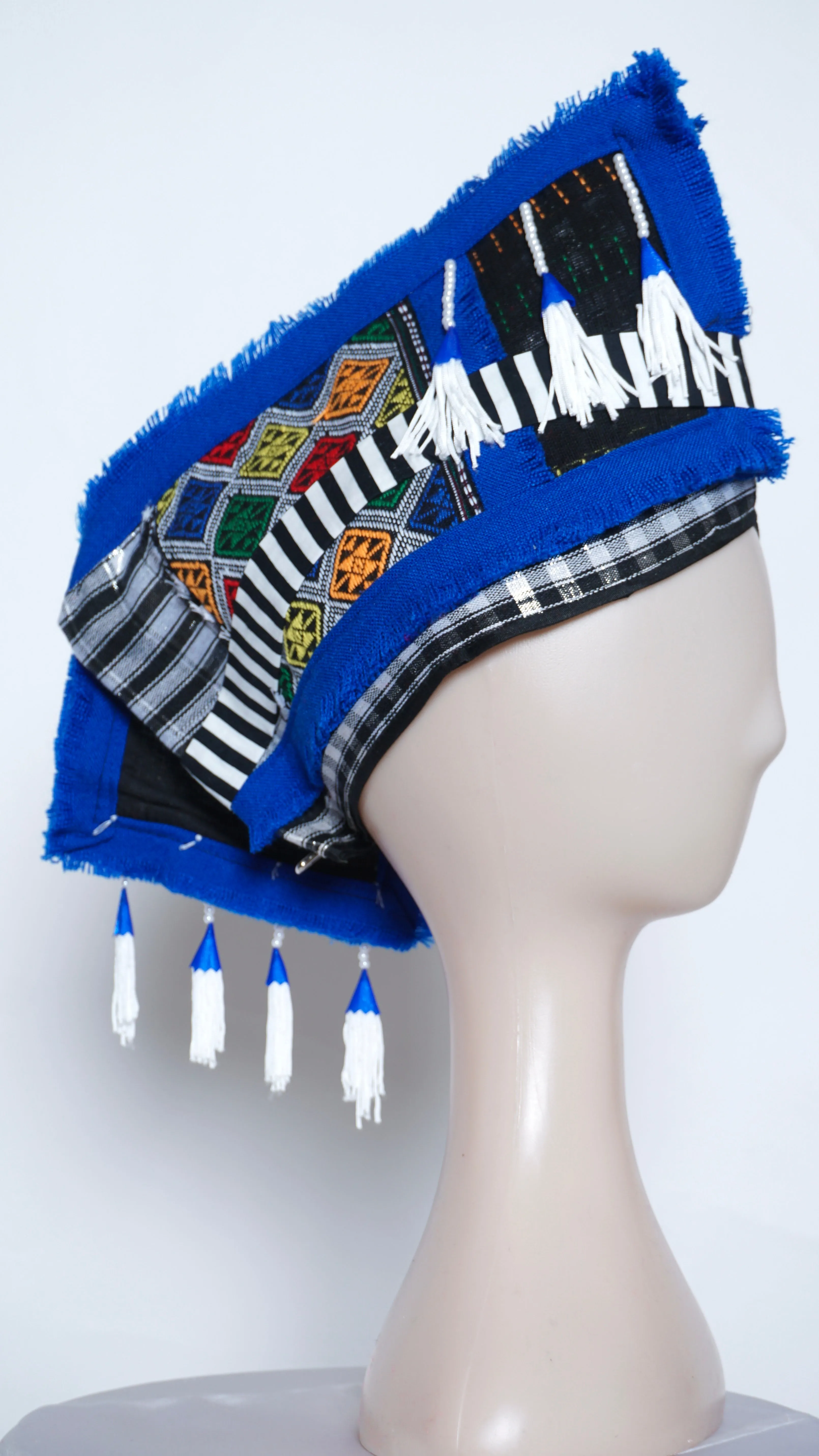 Royal Blue Rooster Hat (23")