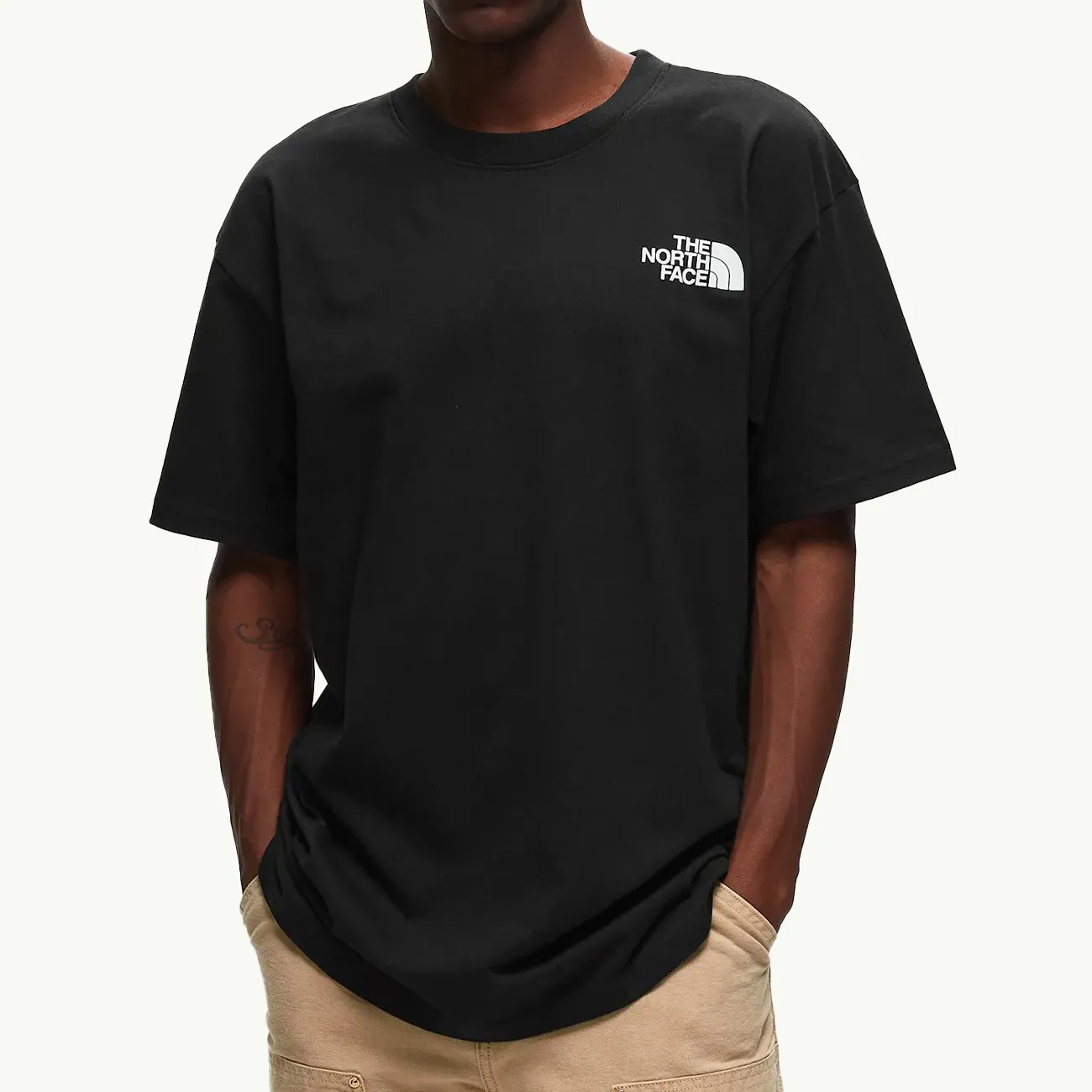 SS HW Relaxed Tee - TNF Black/Baltoro