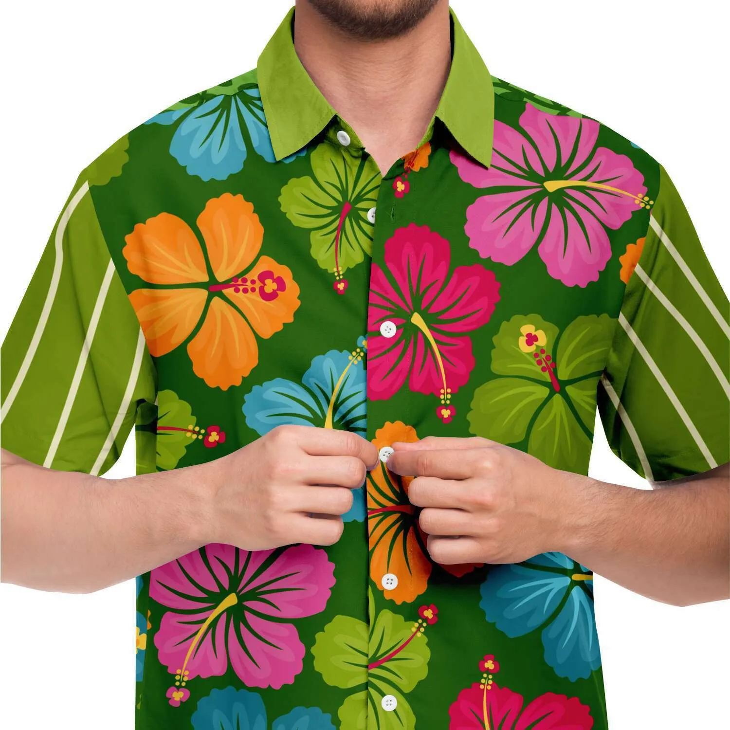 The Tiki God Short Sleeve Button Down Shirt