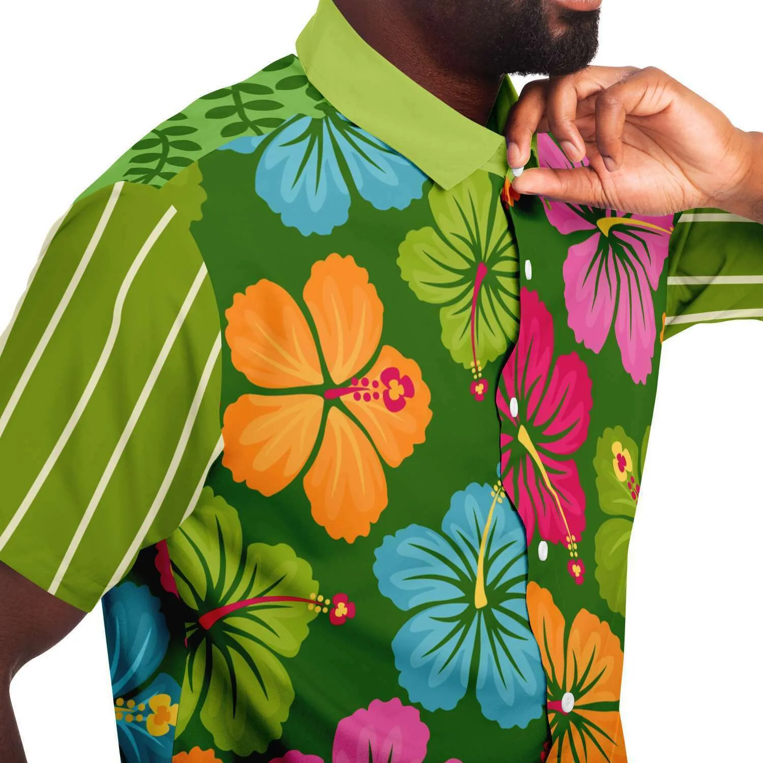 The Tiki God Short Sleeve Button Down Shirt