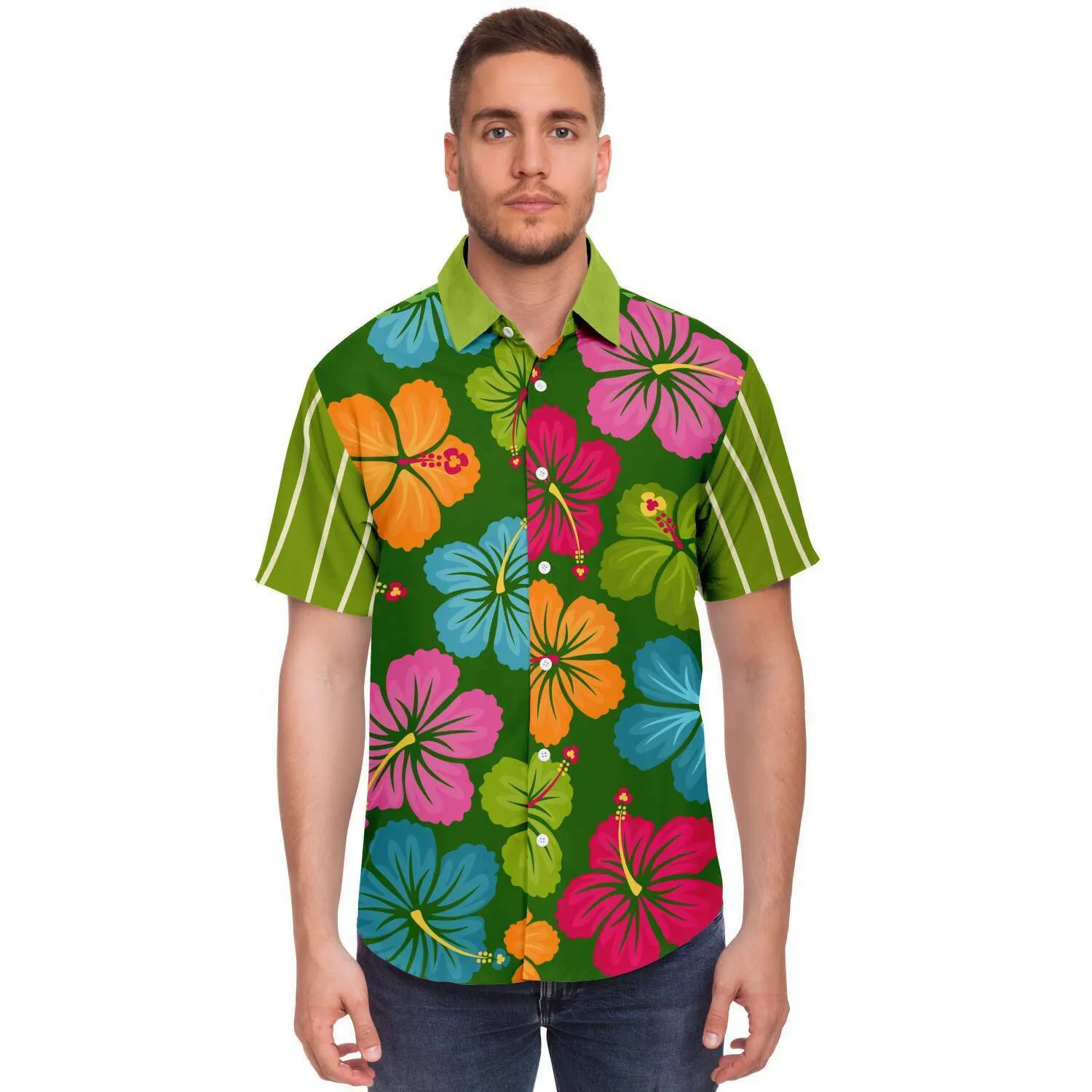 The Tiki God Short Sleeve Button Down Shirt