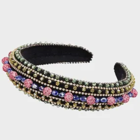 Theodore Padded Headband w/ Beading