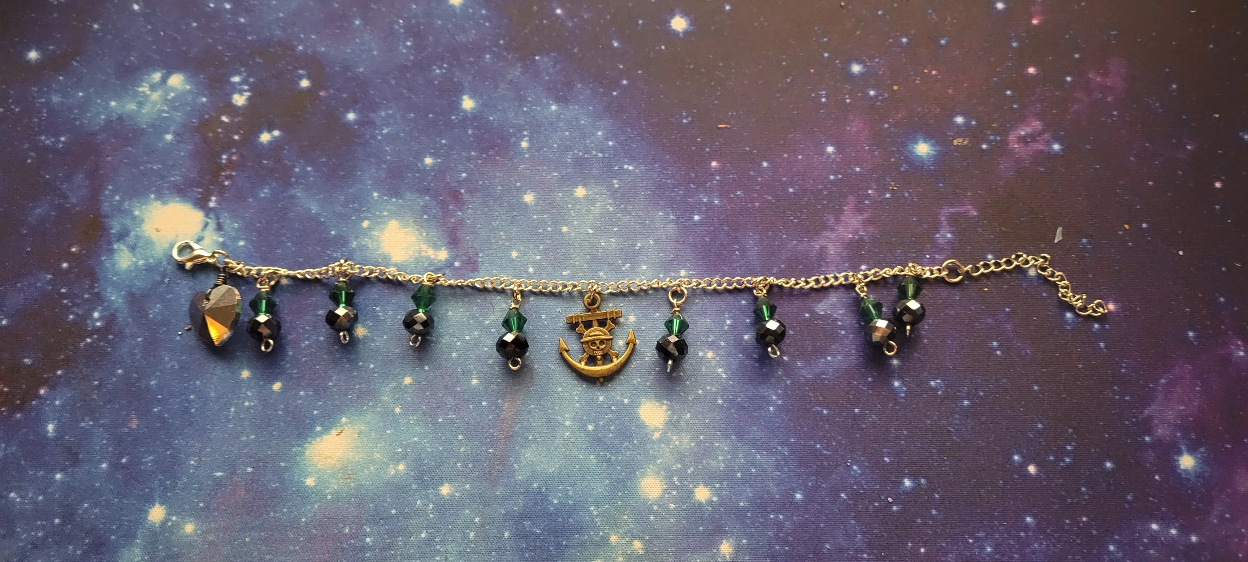 Three Sword Style Charm Bracelet