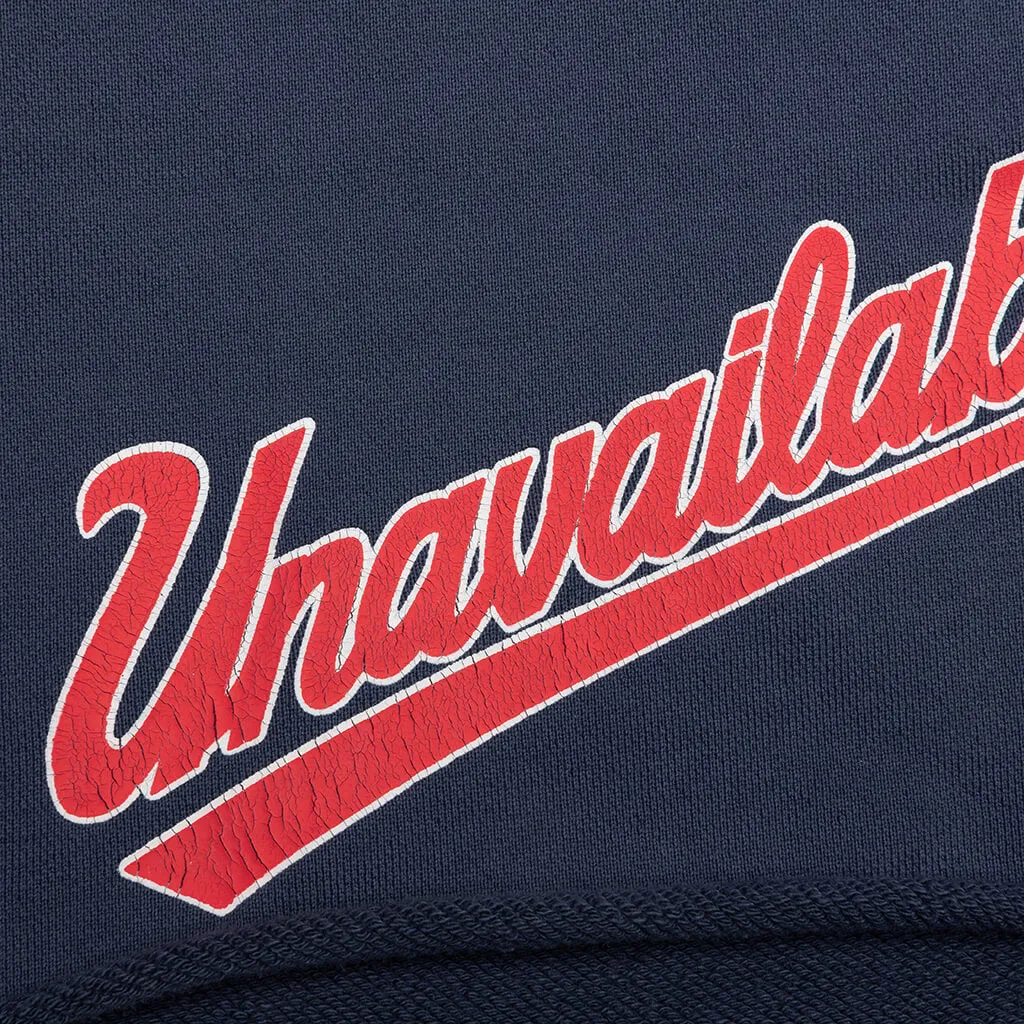 Unavailable Sweat Short - Navy Blue