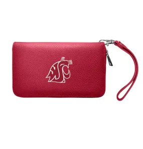 Washington State University Zip Organizer Wallet Pebble