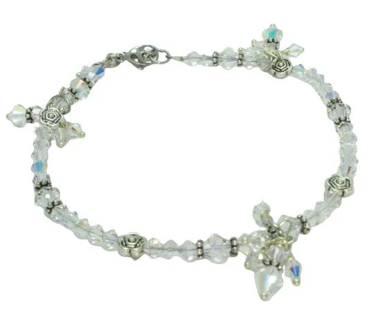 Wedding Swarovski Crystal Bridal Anklet