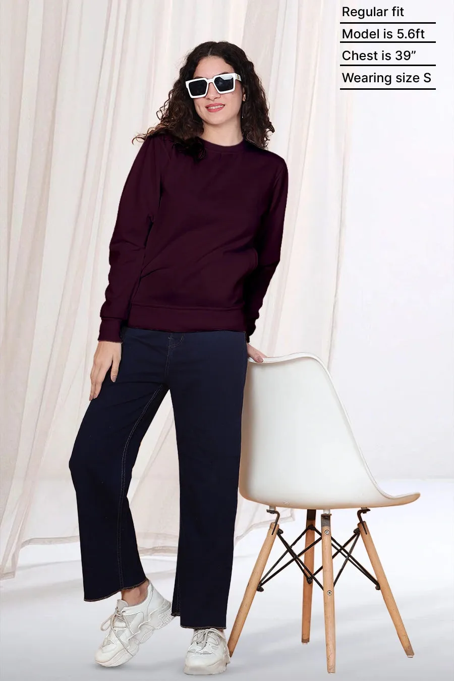 Wine - Fleece Sweatshirt