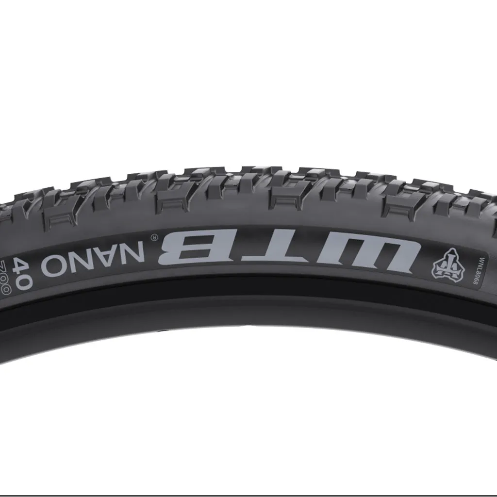 WTB Nano 700x40c TCS Tubeless Tyre, Light/Fast Rolling