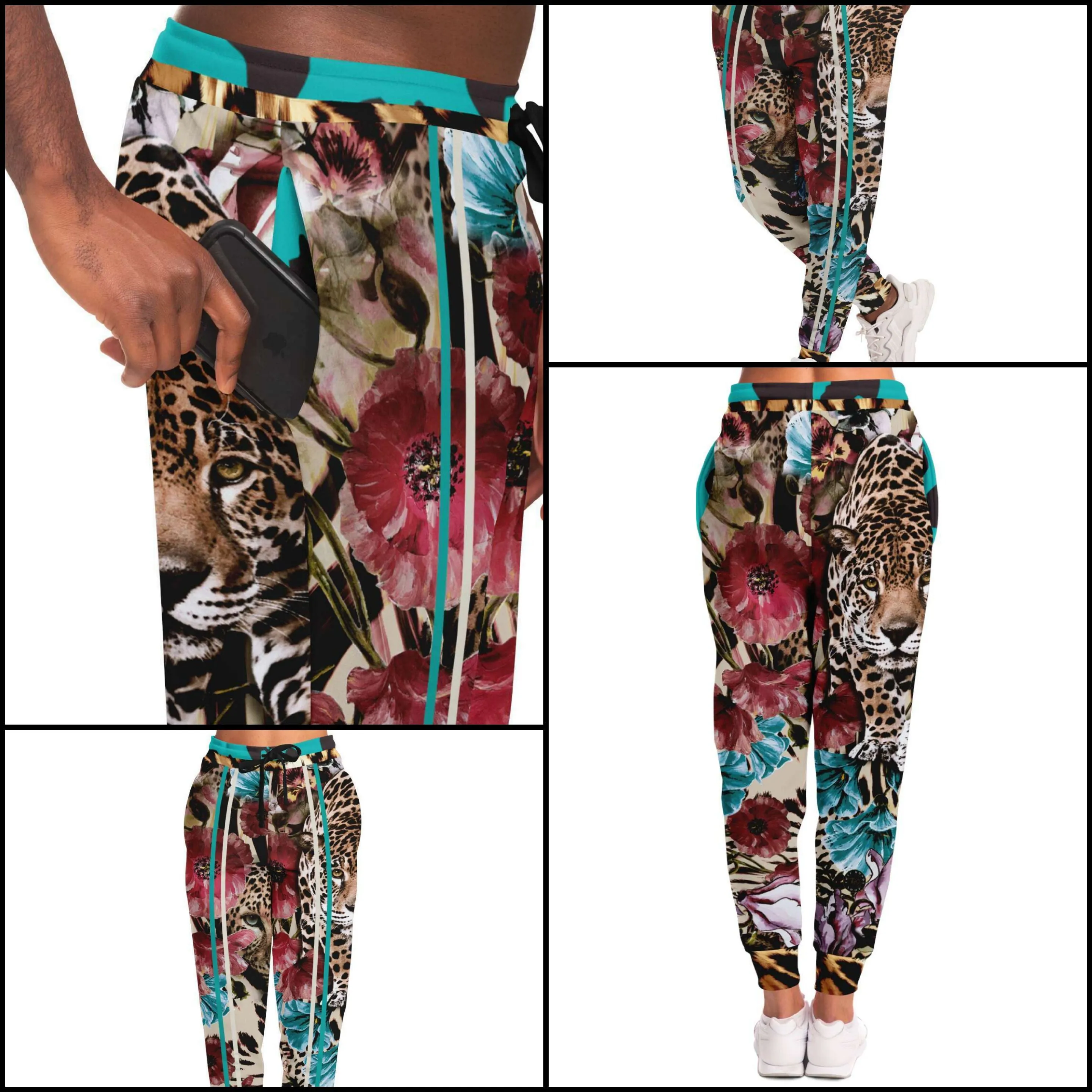 Zambia Animal Print Unisex Eco-Poly Joggers